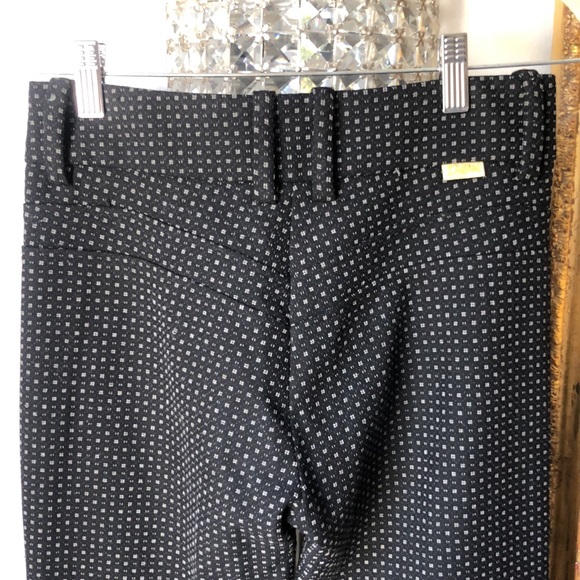 Vintage Dittos wide leg high waisted vintage pants black with pattern size 23 - Picture 5 of 7